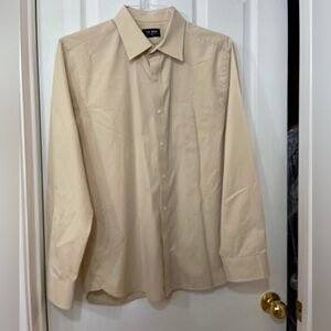 The Tie Bar Tan Dress Shirt